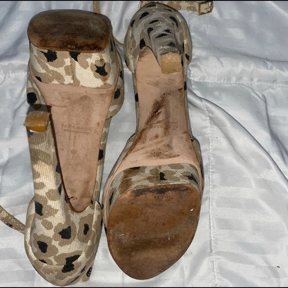 Zara spring summer 2013 platform fabric heel - Picture 2 of 6